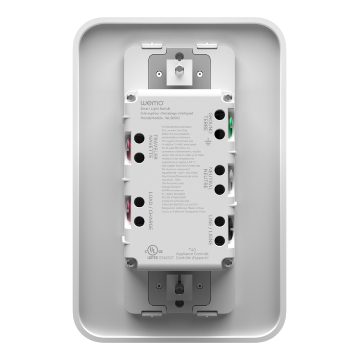 Smart Light Switch with Thread, , hi-res