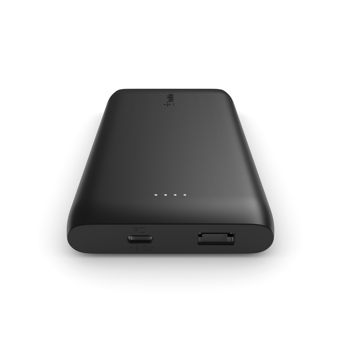 USB-C PD Power Bank 10K + USB-C Cable, Black, hi-res