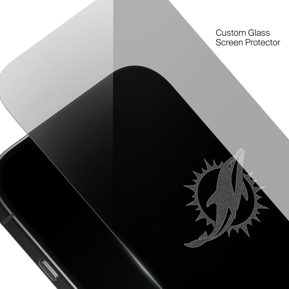 Miami Dolphins Custom Glass Screen Protector, , hi-res