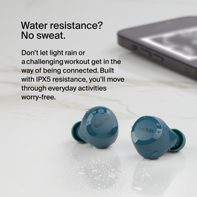 True Wireless Earbuds, Teal, hi-res