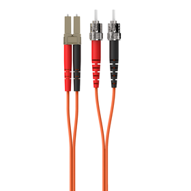 Multimode Duplex Fiber Patch Cable, ST-LC, , hi-res