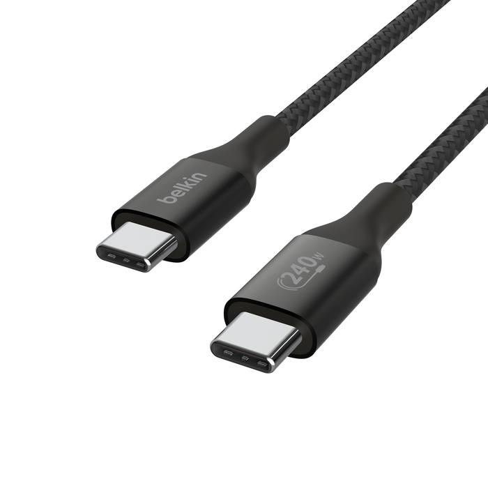 USB-C® 至 USB-C 充電線 240W, Black, hi-res