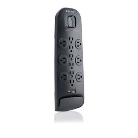 12 Outlet Surge Protector with USB Charging, , hi-res