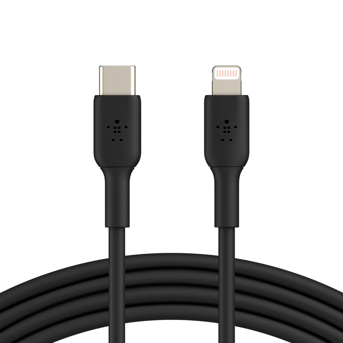 USB-C to Lightning Cable (1m / 3.3ft, Black), Black, hi-res