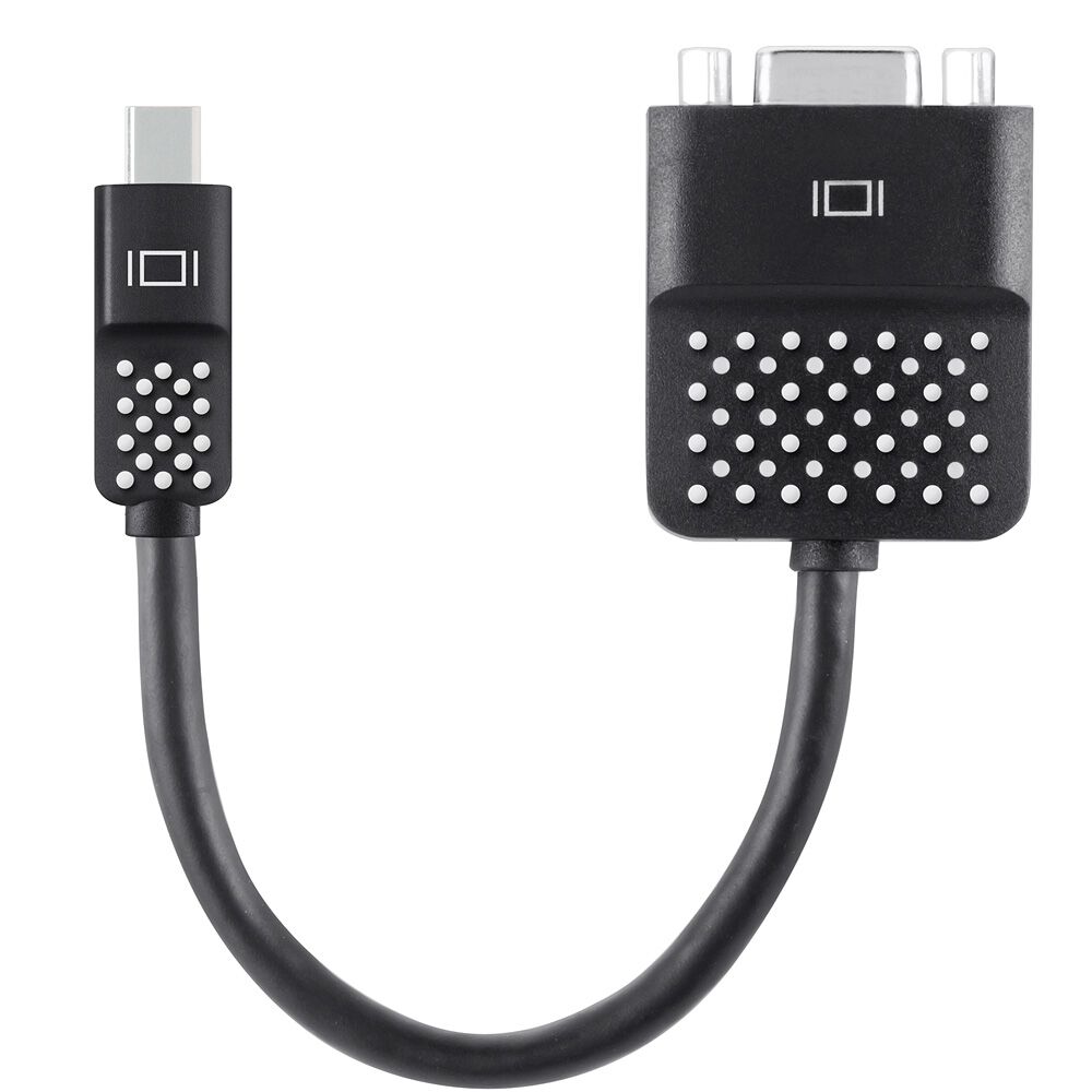 Mini DisplayPort to VGA Adapter, Black, hi-res