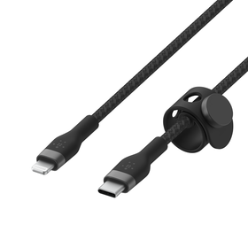 Cable BOOST↑CHARGE PRO Flex USB-C de Belkin con conector Lightning (3 m) -  Blanco - Apple (MX)