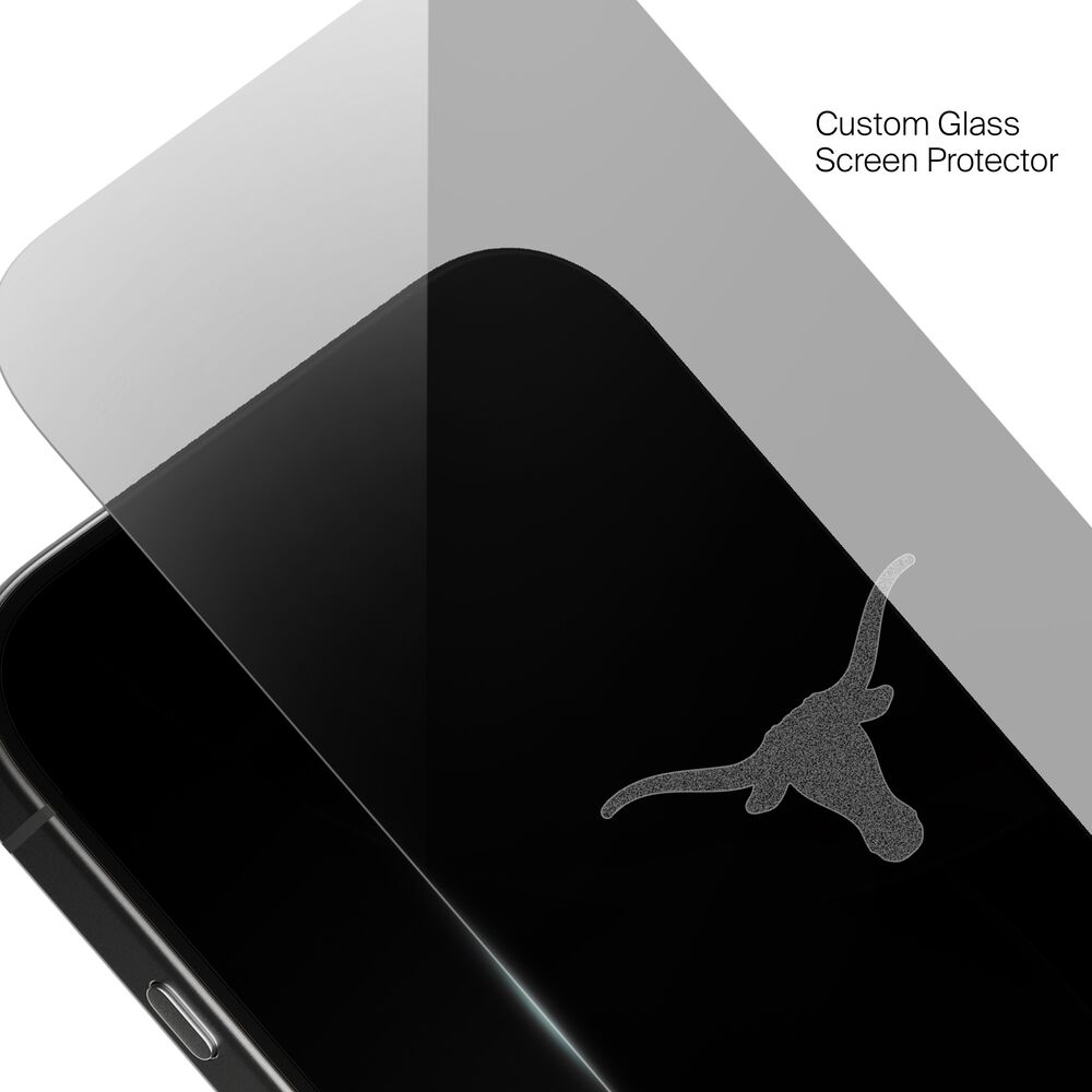 Texas Longhorns Custom Glass Screen Protector, , hi-res