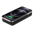 Magnetische draagbare draadloze 10.000mAh-lader, Zwart, hi-res