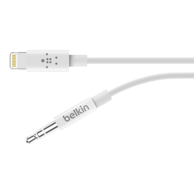 3,5-mm-Klinken-Audiokabel mit Lightning Connector, Weiß, hi-res