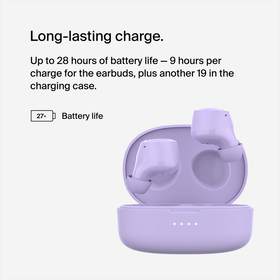 True Wireless Earbuds, Lavender, hi-res