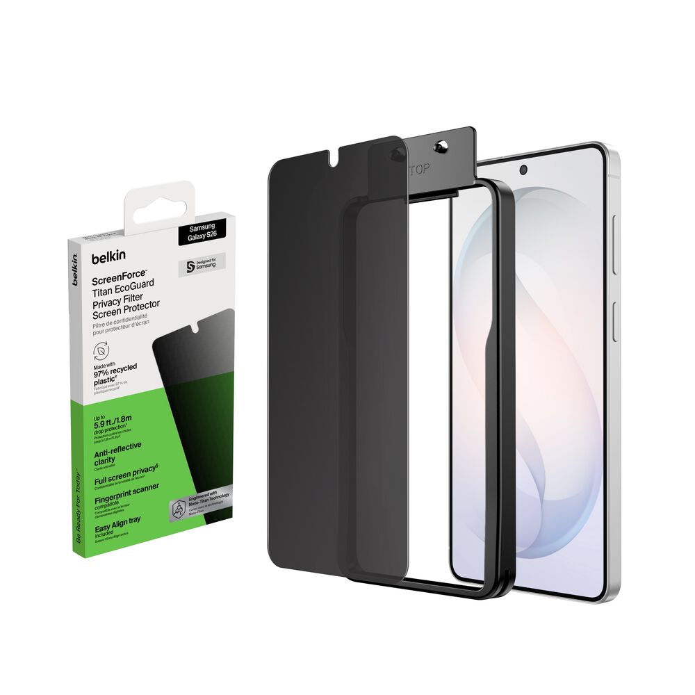 Titan EcoGuard Privacy Filter Screen Protector for Samsung Galaxy S26, , hi-res