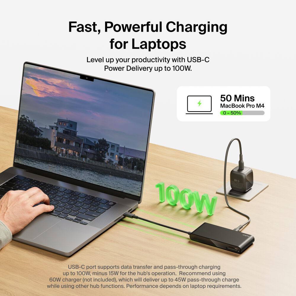 8-Port USB-C Hub with 2.5Gb Ethernet, Black, hi-res