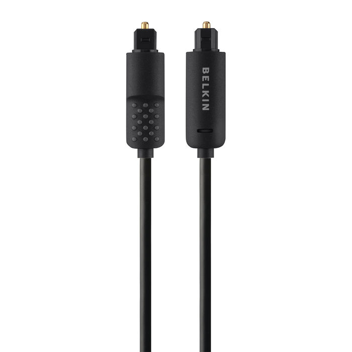 Digital Optical Audio Cable with Adapter, Black, hi-res