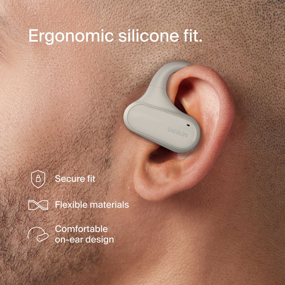 Open-Ear Wireless Earbuds, Sand, hi-res