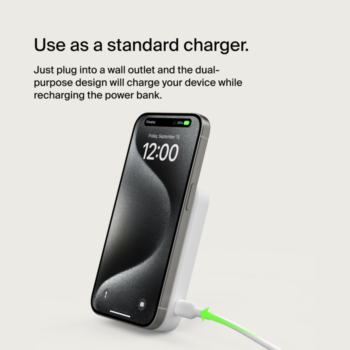 BoostCharge Pro Wireless Power Bank 5K/8K/10K charge to go, MagSafe-compatible  | Belkin US