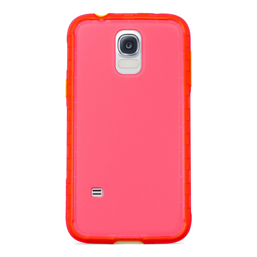 Galaxy S5용 AIR PROTECT&trade; 그립 익스트림 보호 케이스, Paparazzi Pink/Citrus, hi-res