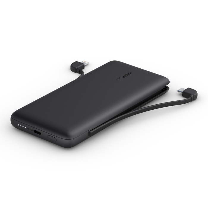 Anker PowerCore+ 10000mAh Power Bank with Built-in Lightning Connector -  Black  Portable Charger for iPhone X, iPad, Type C Devices in the Mobile  Device Chargers department at