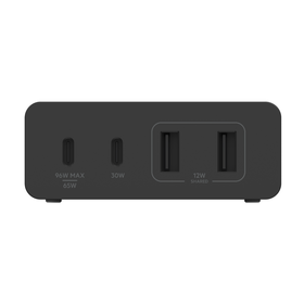 4-Port GaN Charger 108W, Black, hi-res