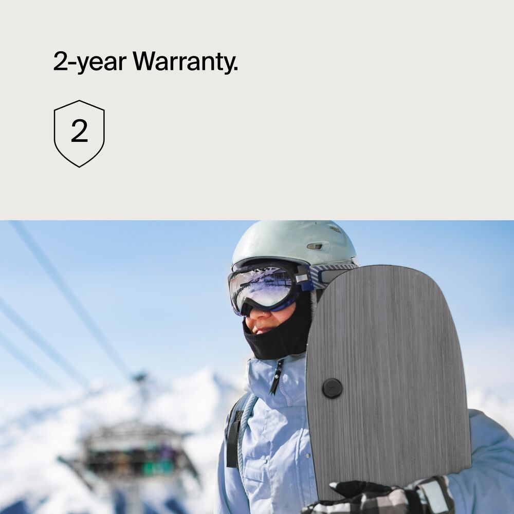 Waterproof Secure Holder with Adhesive for AirTag, Black, hi-res