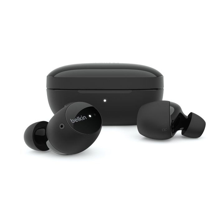 Wireless Noise Cancelling Earbuds, Black, hi-res