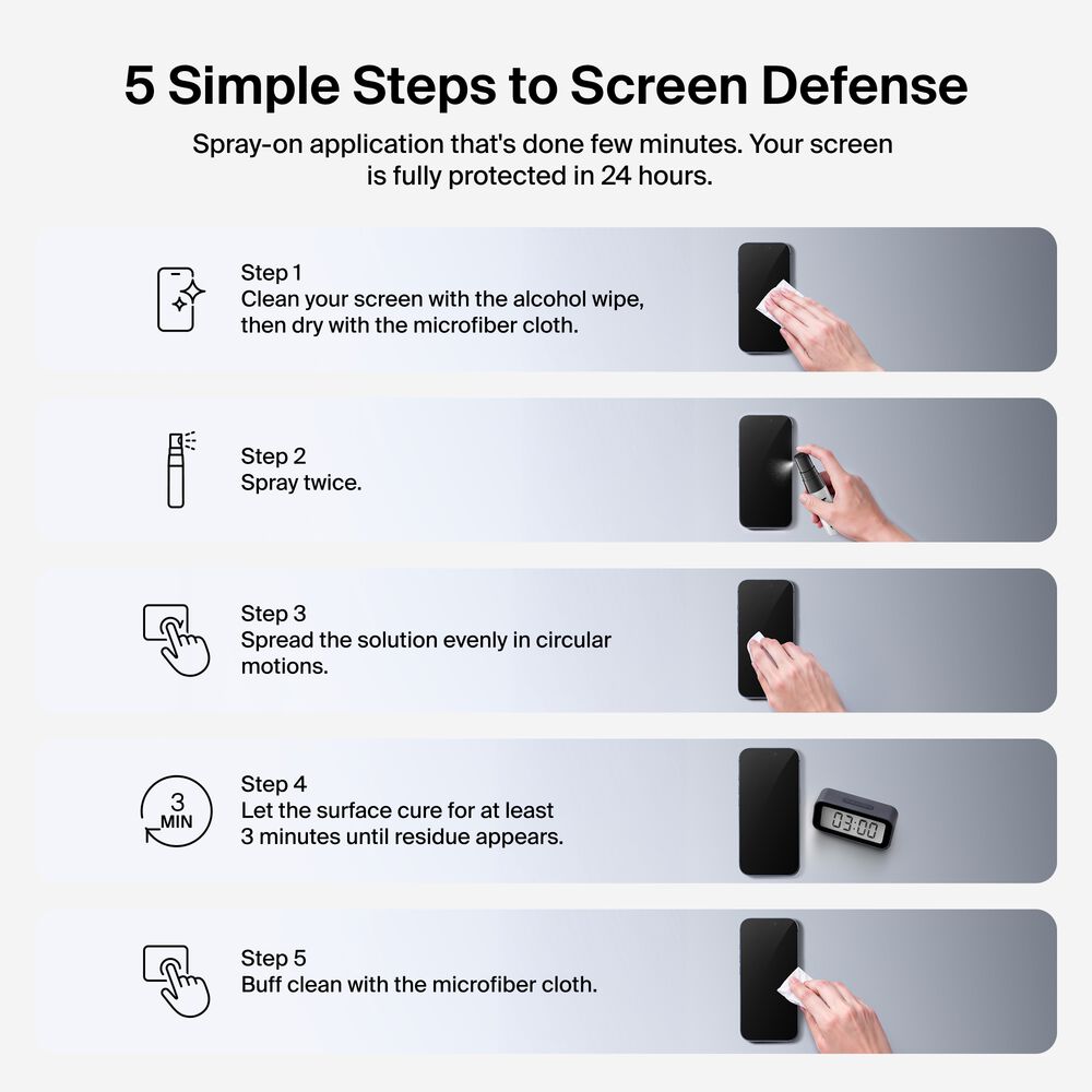 Titan LiquidGuard Screen Protector, Clear, hi-res