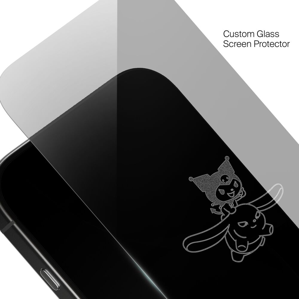Kuromi Baku Custom Glass Screen Protector, , hi-res