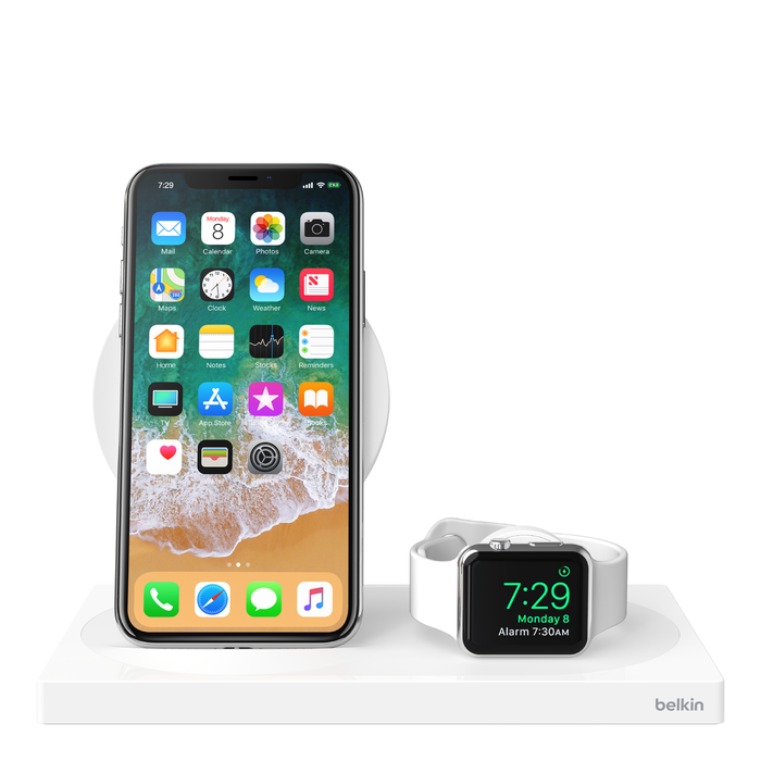 Chargeur Sans fil Magsafe 2en1 Smartphone + Apple Watch