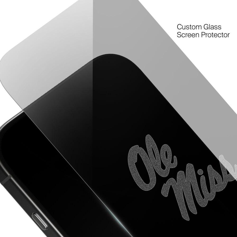 Ole Miss Rebels Custom Glass Screen Protector, , hi-res