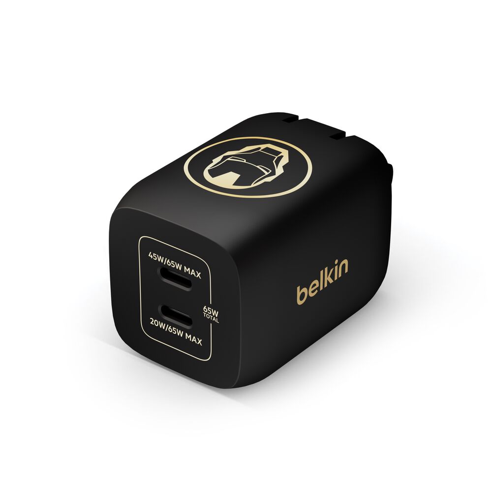 Dual USB-C GaN Wall Charger with PPS 65W (Marvel Collection), , hi-res