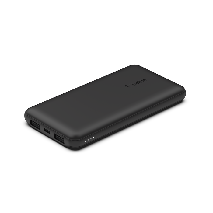 USB-C Portable Power Bank 10000mAh, Black, hi-res