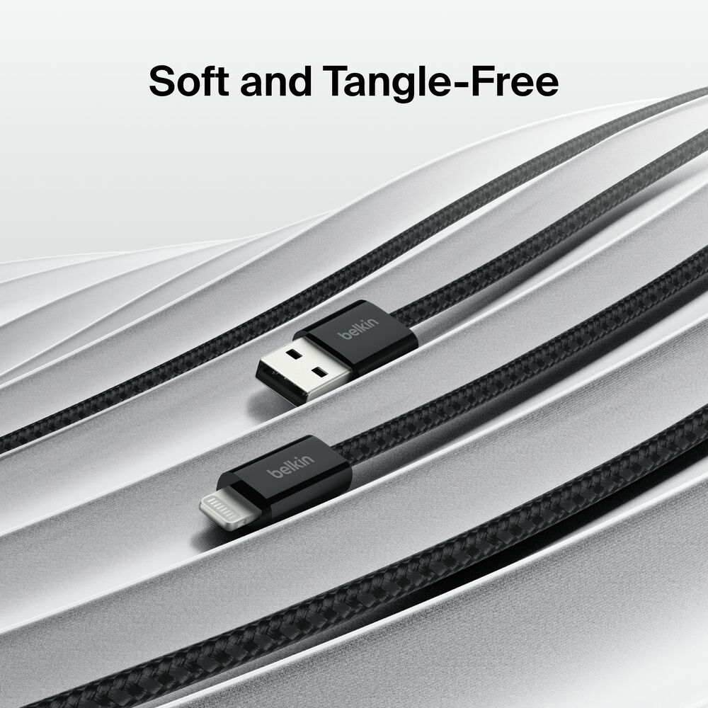 USB-A to Lightning 케이블, Black, hi-res