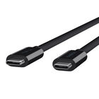 Thunderbolt 3 Cable (USB-C to USB-C) (3.3-ft/1-m) (USB Type-C), Black, hi-res
