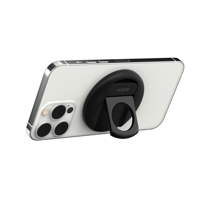 iPhone Mount with MagSafe for Mac Notebooks, Black, hi-res