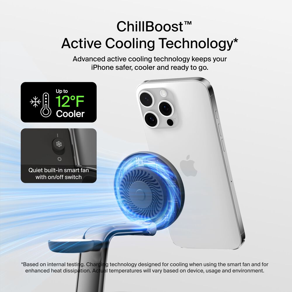 3-in-1 Magnetic Charging Dock with Qi2 25W, Charcoal, hi-res