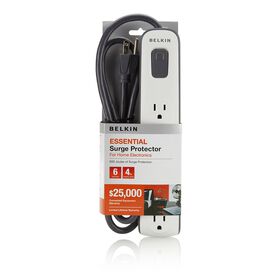 6-outlet Surge Protector with 4ft Power Cord, , hi-res