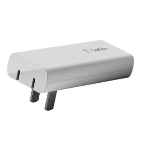 20 瓦 USB-C PD 氮化镓壁式充电器 , 白色的, hi-res