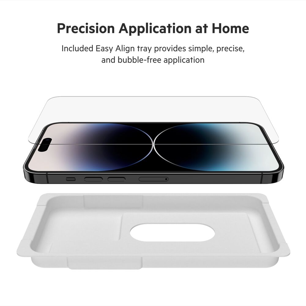 TemperedGlass Treated Screen Protector for iPhone 14 Pro Max, , hi-res
