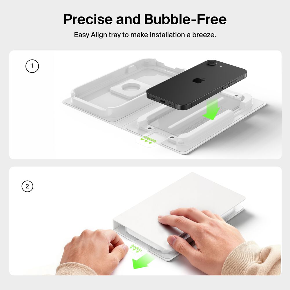 TemperedGlass Treated Screen Protector for iPhone 17e / iPhone 16e / iPhone 14 / iPhone 13 / iPhone 13 Pro, , hi-res