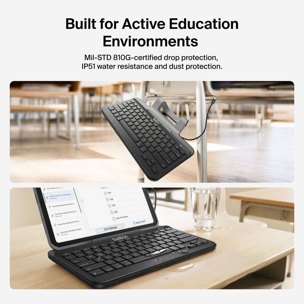 USB-C Keyboard with Stand for iPad, , hi-res