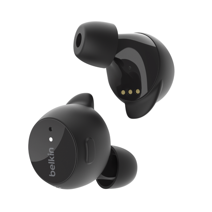 Wireless Noise Cancelling Earbuds, Black, hi-res