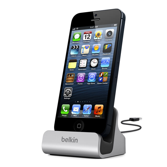 MIXIT↑ iPhone5 桌面底座 (内置lightning线缆), , hi-res