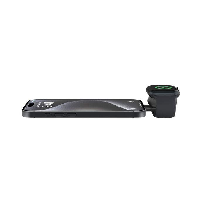 3-in-1 Magnetic Wireless Charging Pad with Qi2 15W, Black, hi-res