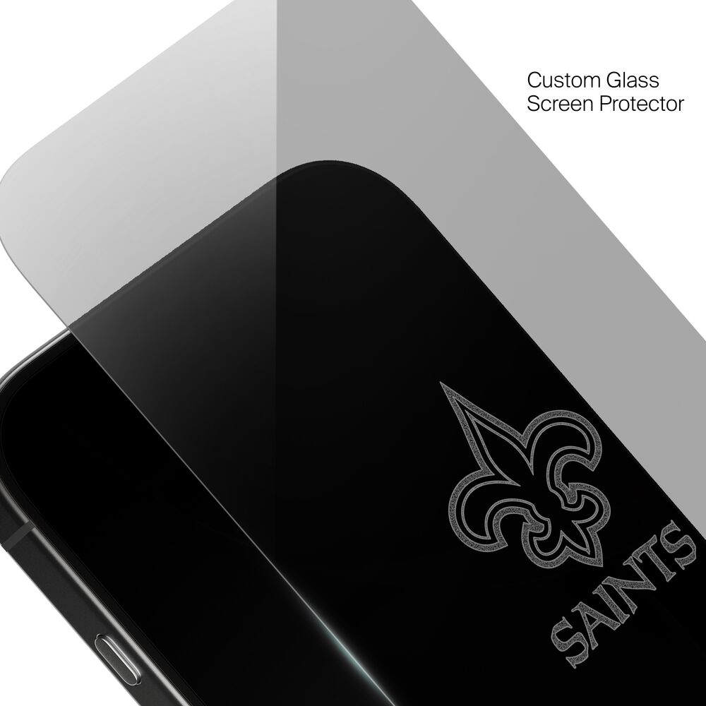 New Orleans Saints Custom Glass Screen Protector, , hi-res