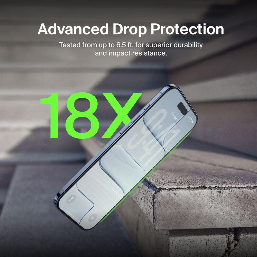 InvisiGlass Privacy Filter Screen Protector for iPhone Air, , hi-res