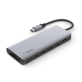 USB-C 7-in-1マルチポートアダプター, スペースグレイ, hi-res