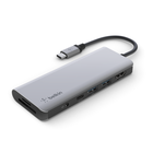 USB-C® 7 合 1 高速多媒體集線器 (100W), 太空灰, hi-res
