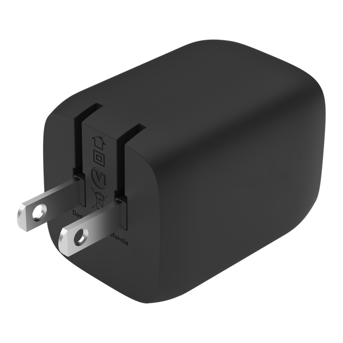 Dual USB-C GaN Wall Charger with PPS 65W