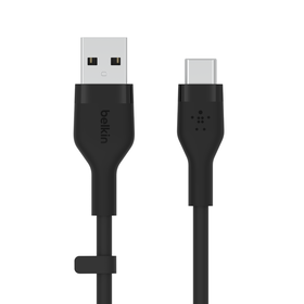USB-A 轉 USB-C 連接線, Black, hi-res