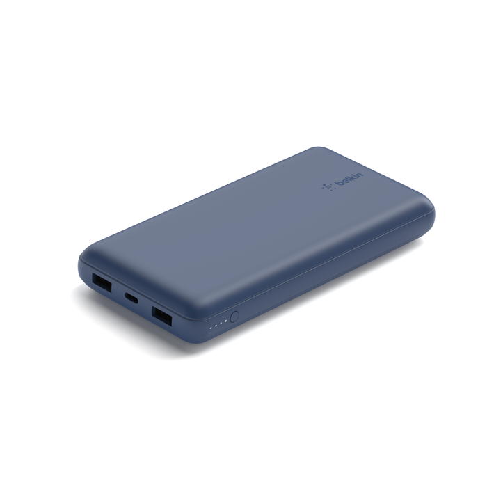 Cargador portátil S22, mini batería externa de 5000 mAh, salida de 3  puertos (entrada y salida USB-C), carga rápida, batería externa compatible  con