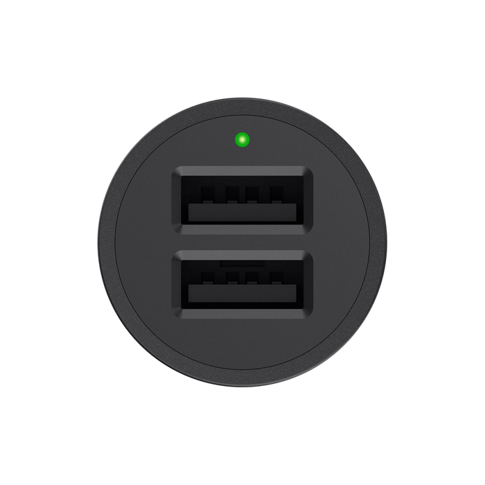 BOOST↑UP™ 雙連接埠車用充電器 + USB-A 轉 USB-C 線纜, Black, hi-res